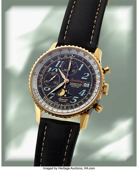 breitling navitimer montbrillant gold